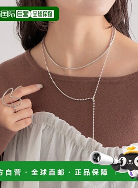 1h可退 日本直邮mystic 女士双层蛇链项链 华丽光泽显优雅 MYZ105