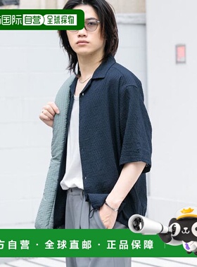 1h可退 日本直邮官方授权 SENSE OF PLACE 透视蕾丝抽绳开领衬衫