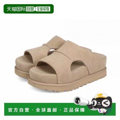 日本直邮UGG 金星高帮镂空拖鞋 女士 厚底 黑色 米色 栗色 黑色 1