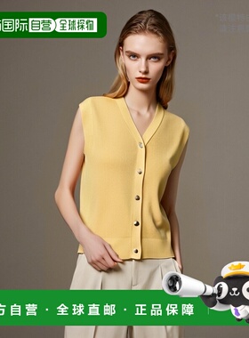 1h可退 日本直邮LOGEMENT DE CLAIRE女士V领针织背心 A0741KV581