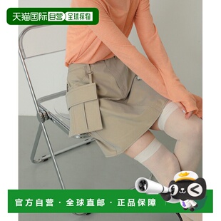 日本直邮SENSE OF PLACE 女士光泽感侧袋迷你裙 AA4625S010半身裙