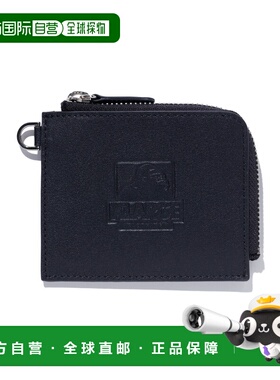 1h可退 日本直邮XLARGE 男女同款 牛革迷你拉链卡包钱包 OG BOX压