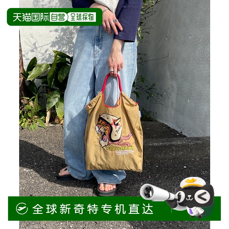 1h可退 日本直邮BALL&CHAIN 女士 H.TIGER 刺绣尼龙托特包 3WAY设