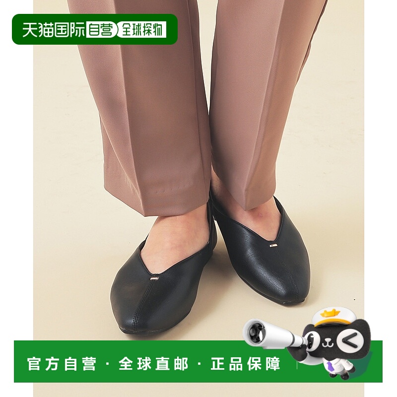 1h可退 日本直邮GLACIER lusso 女士V口软底平跟鞋 舒适防滑日常