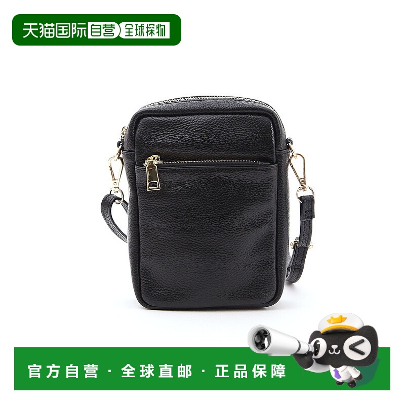 日本直邮COOCO 女士牛皮缩纹竖款迷你单肩包 2513111302斜挎包