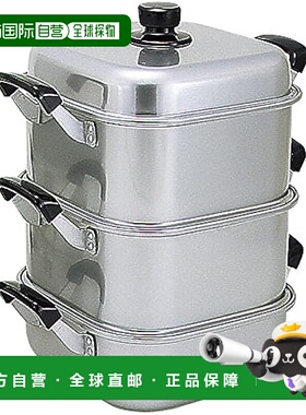 【日本直邮】AKAO 蒸锅 36cm 二层 AMS71362