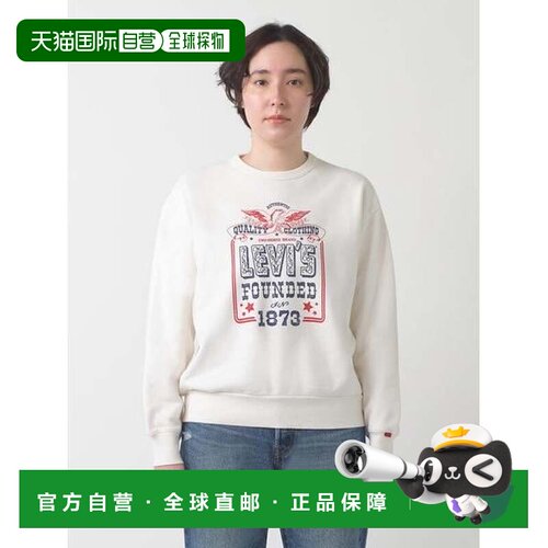 日本直邮levi’s 图形圆领卫衣