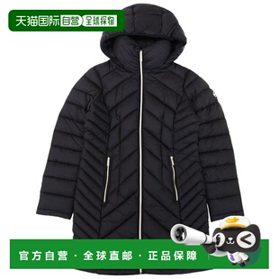日本直邮Michael Kors 女士长款外套XS 码尼龙材质黑色77A4512M42