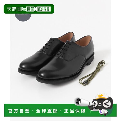 日本直邮SANDERS 男士 牛津鞋简约光面皮革商务休闲正装鞋 CU2611
