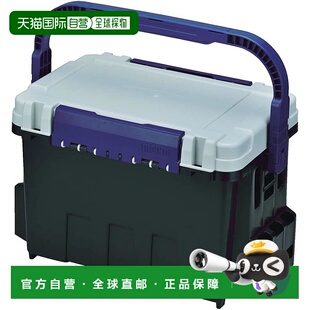 【日本直邮】Meiho明邦 钓具箱 耐冲击 黑色/白色 35L BM-9000