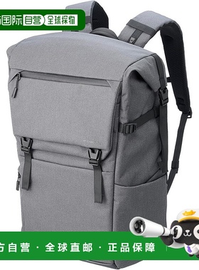 【日本直邮】HAKUBA Plus Shell 城市卷顶背包26 灰色 大容量