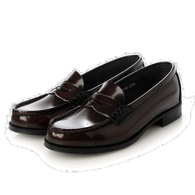 【日本直邮】 HARUTA女士简约时尚礼服鞋皮鞋乐福鞋一脚蹬