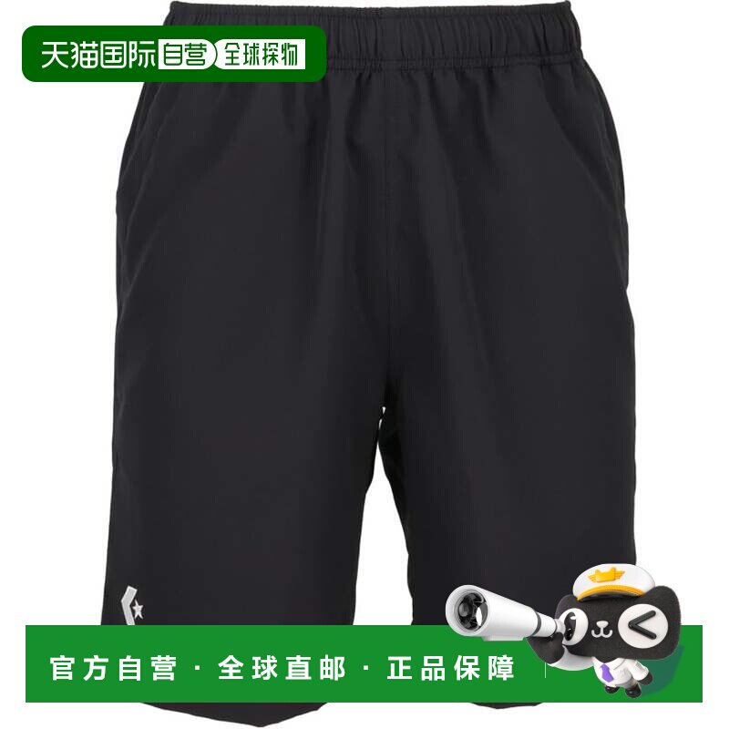 日本直邮Converse 匡威篮球短裤男女款吸汗速干轻量简约口袋黑色