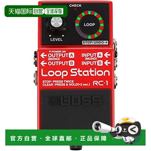 BOSS博士 RC1吉他乐器鼓机LOOP录音乐句循环效果器设计完整立体声