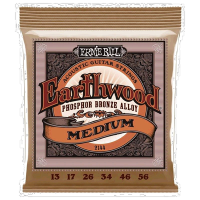 【日本直邮】ERNIEBALL 2144 原声吉他弦 (13-56) EARTHWOOD MEDI