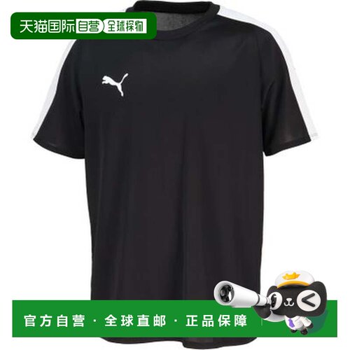 日本直邮PUMA 足球 VOLTAGE SS T恤 660934（01 PUMA黑-白）