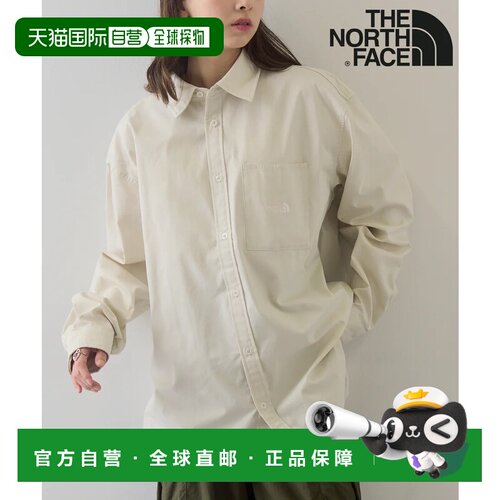 日本直邮THE NORTH FACE 旅行者衬衫 NH8LP01 衬衫 奶油色长袖