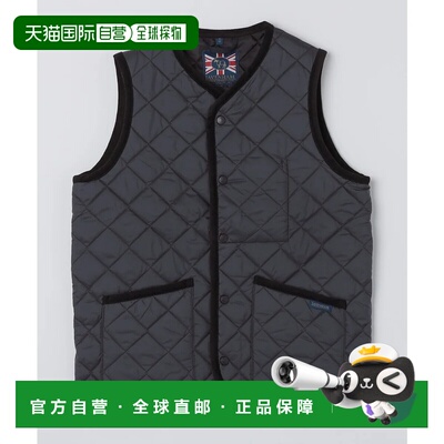 日本直邮SHIPS LAVENHAM THORNHAM 黑色马甲 背心外套