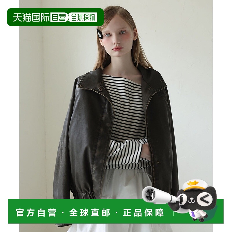 1h可退 日本直邮Seemi.by NICE CLAUP 女装 刺绣设计宽松夹克 095