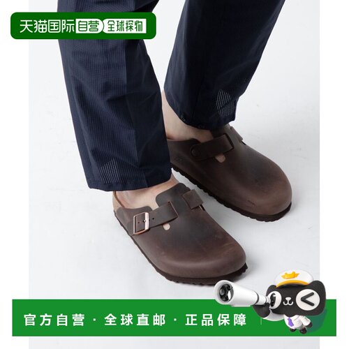 日本直邮Birkenstock Boston 油皮凉鞋常规/窄版男女通用860133 8