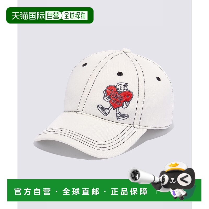 1h可退 日本直邮VANS男女同款XOXO刺绣棒球帽宽松可调节 VN000NH2