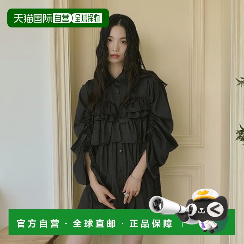 1h可退 日本直邮olu. 女士荷叶边抽绳长袖衬衫 OL24SAB29通勤