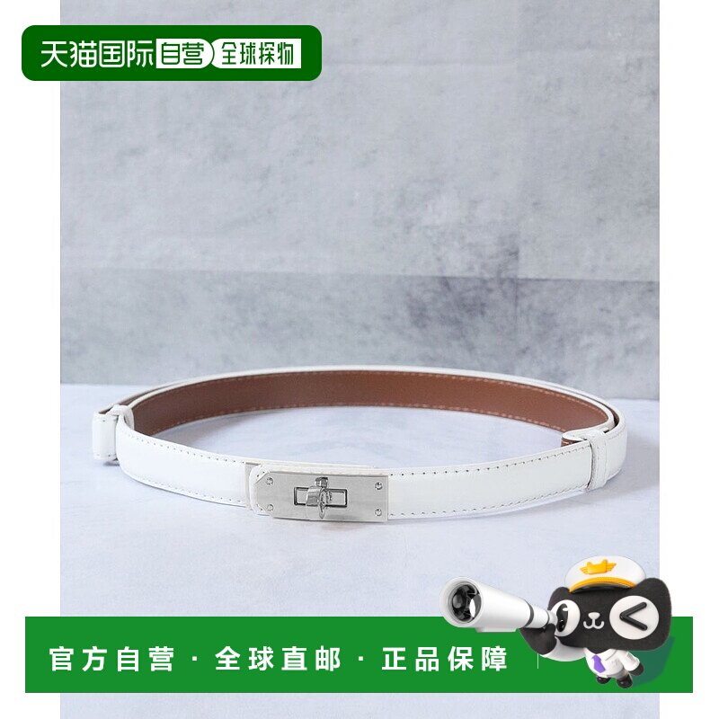 日本直邮florge 无段阶调整牛革 平面腰带 [FL8218EW08674] 腰带