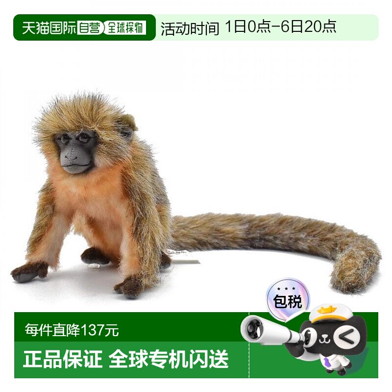 【日本直邮】HANSA仿真蒂蒂猴儿童玩偶毛绒布艺类玩具BH6230图片