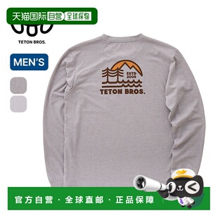 日本直邮Teton Bros. TB Monoline 男士长袖T恤 (TB253-49M)适合