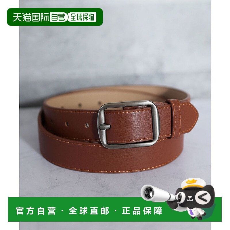 日本直邮florge 哑光黑色皮革触感素面腰带 男女通用长度可剪 [FL,箱包皮具/热销女包/男包,手拿包,淘宝优惠券,粉丝福利购,淘宝优惠卷