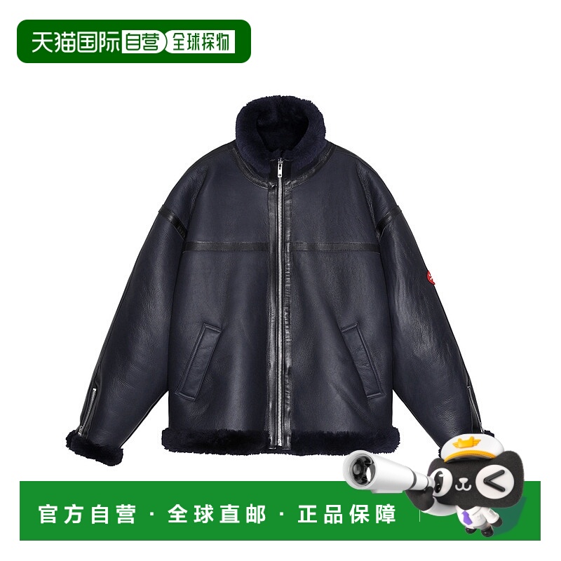 1h可退 日本直邮C.E 男士羊革立领飞行员夹克 CES26JK01