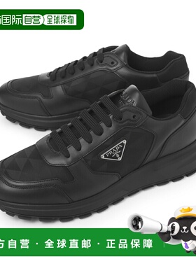 日本直邮Prada 男士黑色运动鞋 2ee390 3lnw f0002