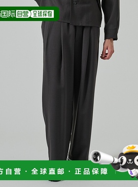 1h可退 日本直邮markaware 男士 别注系列 双褶直筒休闲裤 115540