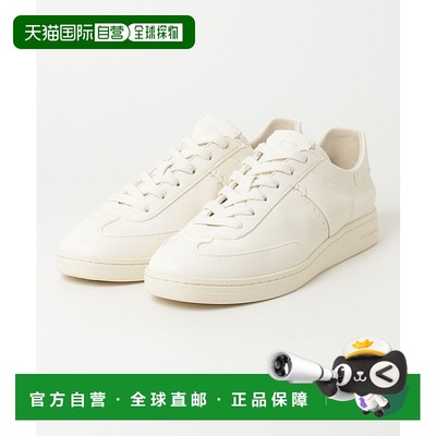 1h可退 日本直邮FOOT INDUSTRY 男装 全牛革 德训鞋 极简白色设计