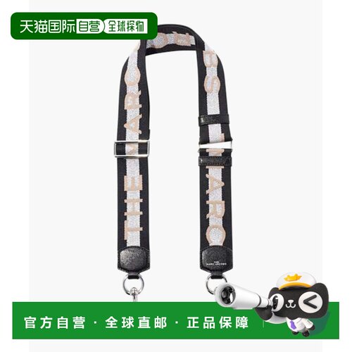 日本直邮MARC JACOBS 男女同款 可调节Logo织带肩带 M0014087RE20