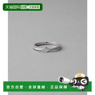 1h可退 日本直邮ete 男士共享设计钻石形状银质戒指 810365银饰