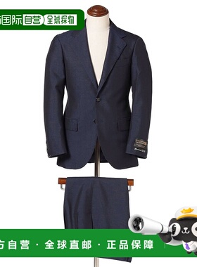 1h可退 日本直邮WILLIAM HALSTEAD 男士羊毛马海毛 素色 西装 211