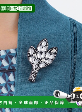 1h可退 日本直邮TRANS WORK 女士叶形毡制胸针 U1V05406__