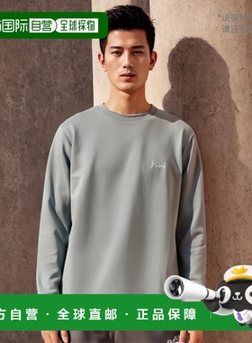 1h可退 日本直邮BEAMS HEART 男士链缝刺绣标志长袖T恤 421402936