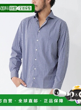 日本直邮GUY ROVER 男士方格纹横领衬衫 3850v2110l 551255 2 次