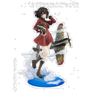 【日本直邮】《荒野的寿飞行队》Kyrie 约175毫米ABS与PVC 人偶