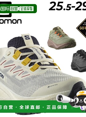 日本直邮Salomon 男士低帮防水厚底鞋慢跑鞋 AERO BLAZE 3 GRVL G