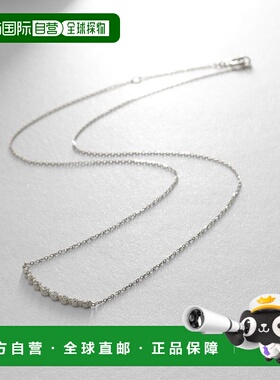 日潮跑腿COCOSHNIK 铂金钻石渐变9石项链 405-36604