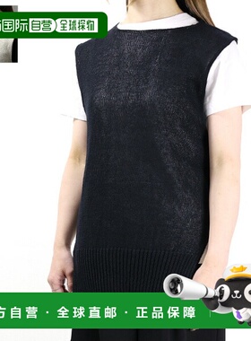 日本直邮JIL SANDER 针织背心棉质圆领休闲女款J40FB0103J15366