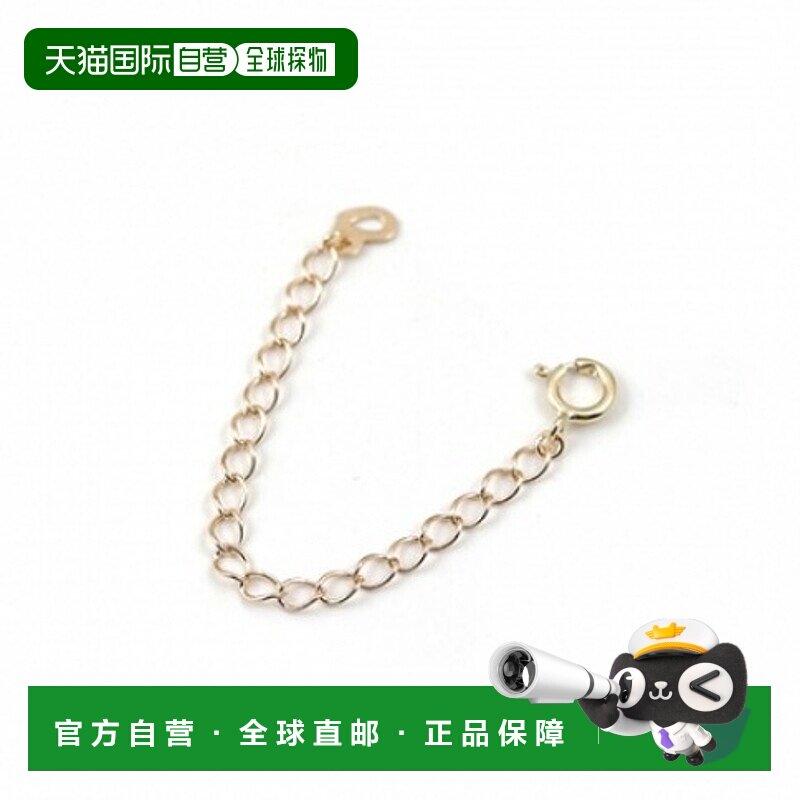1h可退 日本直邮cui-cui5cm可调节项链延长扣K10YG 800069cuicui图片