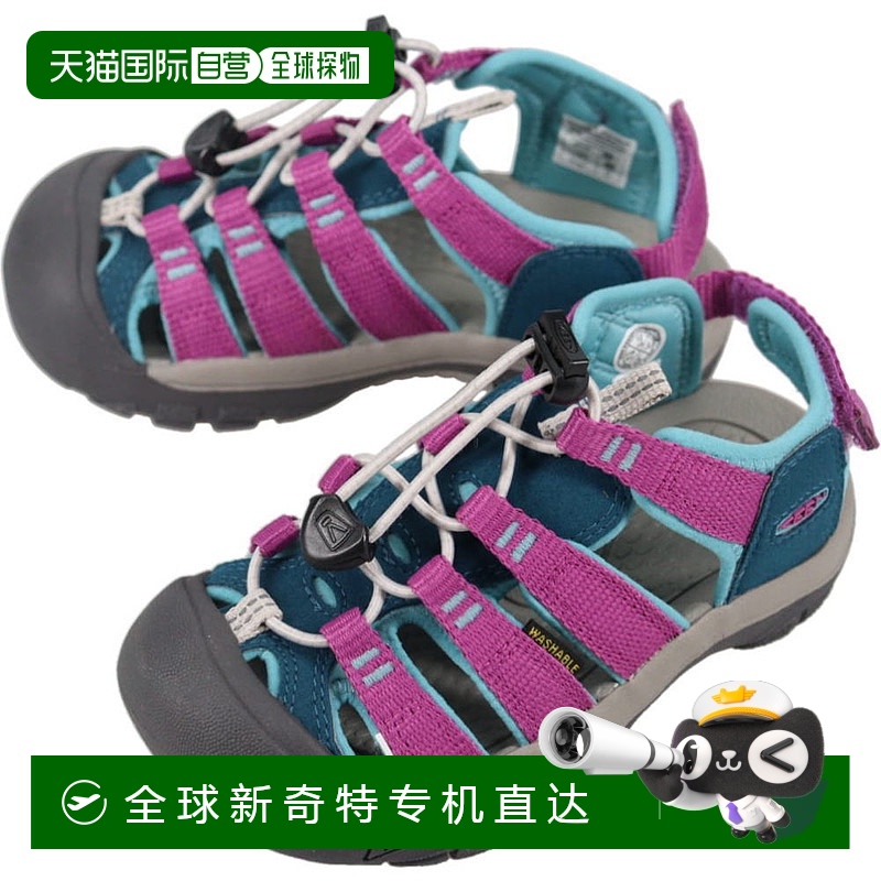 日本直邮KEEN 儿童凉鞋 Newport H2 Legion 蓝色/柳草色 1028784