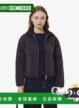 1h可退 日本直邮LACOSTE 女装 修身THERMORE中棉葫芦格纹外套  BF