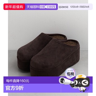 1h可退 日本直邮Ray Cassin 女装 厚底 穆顿风毛绒套脚鞋 RCN1052