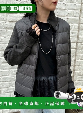 1h可退 日本直邮TAION 女士别注高领羽绒外套+袖口针织设计 50320