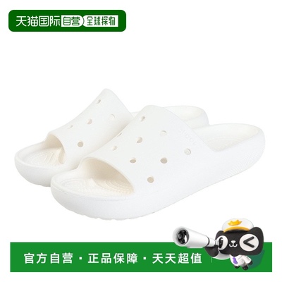 日潮跑腿crocs卡骆驰 男女款运动洞洞拖鞋 白色 22卡洛驰凉鞋经典